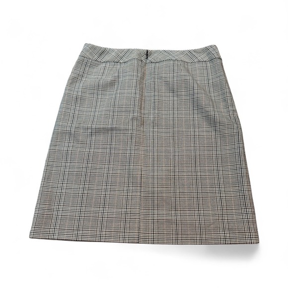 Jones New York Collection Womens Stretch Plaid Pencil Skirt Size 14 Houndstooth - Picture 2 of 11